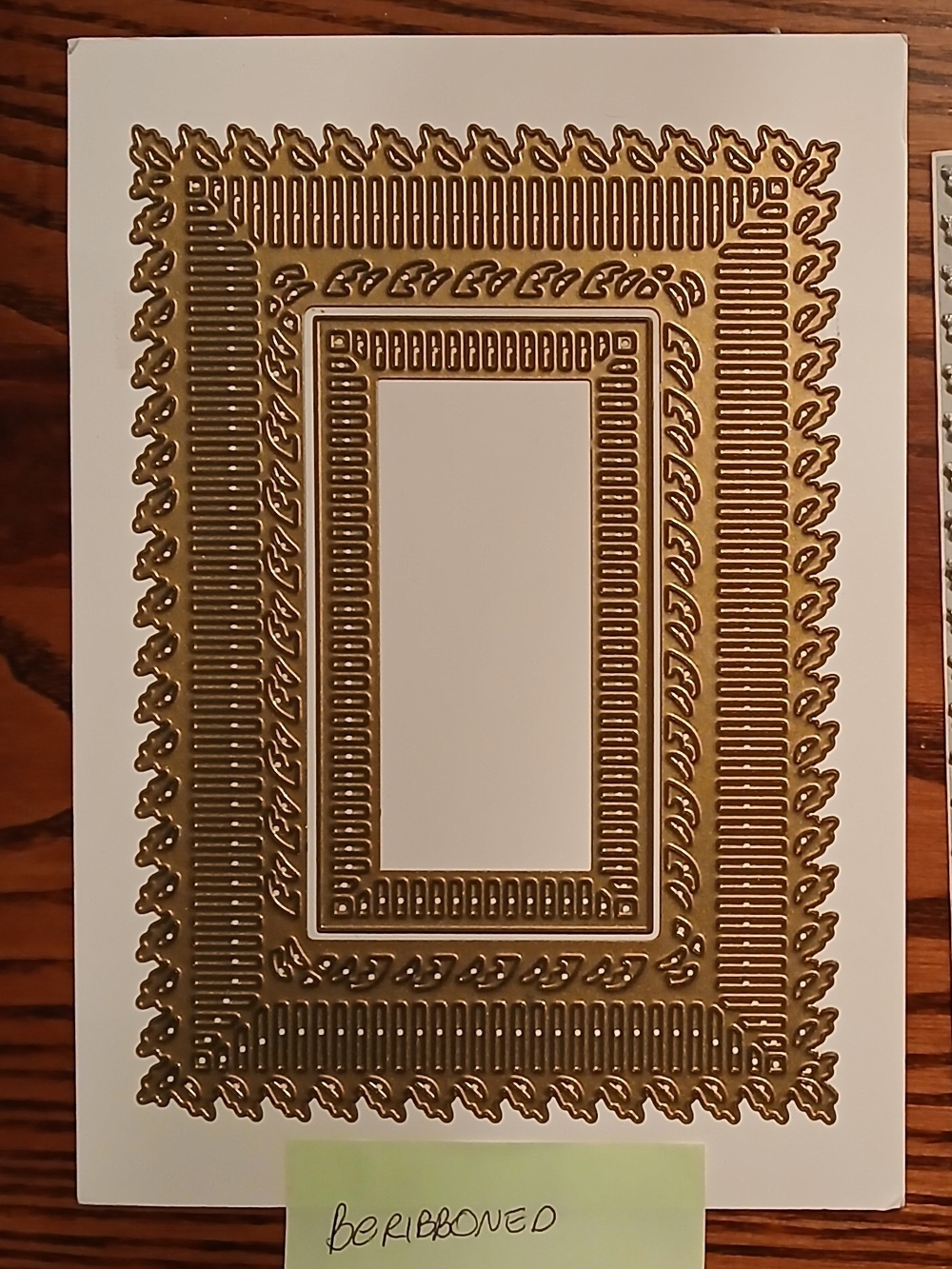 Anna Griffin 2 Pc Set Of Beribboned Frame Dies